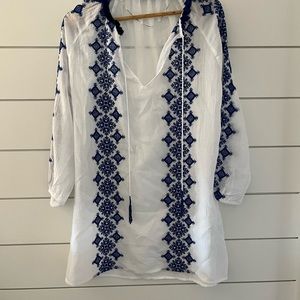 Zara Woman Embroidered Top